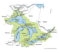 North America’s Great Lakes – Where’s the Water Going?