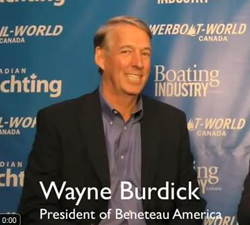 Video – Wayne Burdick, President of Beneteau America Talks About the Latest in Yacht Design and Features