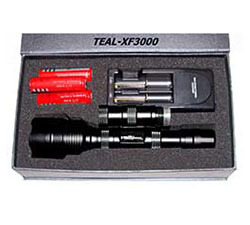 Tactical Flashlight – TEAL XF3000 – Correction