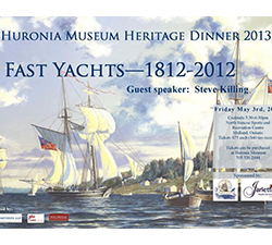 Fast Yachts 1812 to 2012 Celebrated at Heritage Evening