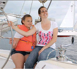 Big Brothers Big Sisters host sail past for children