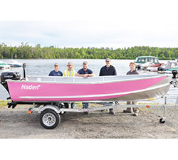 Naden Boats and the CIBC Run for the Cure – North Bay team up for The Pink Boat Tour!