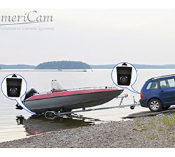 AmeriCam Dual Backup Camera System Makes Towing Boats a Breeze