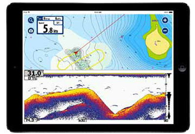 Navionics Boating App Now Integrates a Fishfinder Screen for iPhone Or iPad