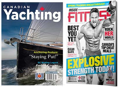 Canadian Yachting Magazine and Fitness Today Team Up