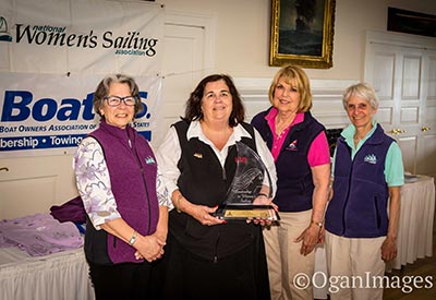 Sally Helme Honoured with Leadership in Women’s Sailing Award