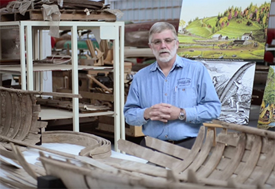 View the Oldest Known Birch Bark Canoe