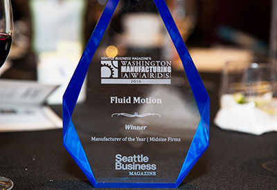 Fluid Motion Honoured as Manufacturer of the Year