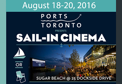 One Great Lake, One Giant Screen: Sail In Cinema August 18-20 2016