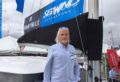 Grand Yachts Inc. prepares the Seawind 1160 Lite for the Vancouver and Seattle boat shows