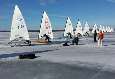 Nova Scotia Sailors at Ice Boating Worlds