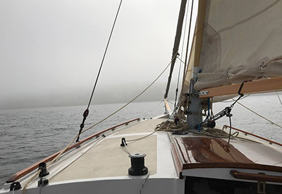 First long sail after launch, Mahone Harbour to Stonehurst.