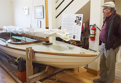 Avery N., created by Richard Bennett, on display at Northumberland Fisheries Museum