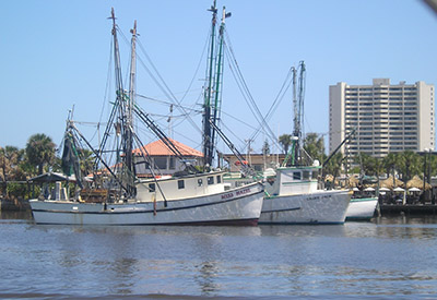 Shrimp Boats In Daytona Beach