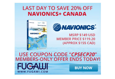 LAST DAY to Save 20% on all Navionics Cards: Exclusive Limited Offer for CPS-ECP Members Only Ends Today