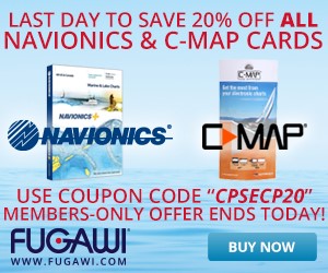Save 20% on all Navionics and C-Map Plug-and-Play Cards Exclusive Limited Offer for CPS-ECP Members Only