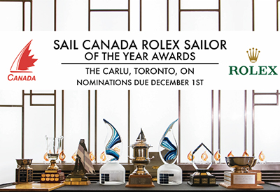 Submit your nominations for the 2018 Sail Canada Awards today!