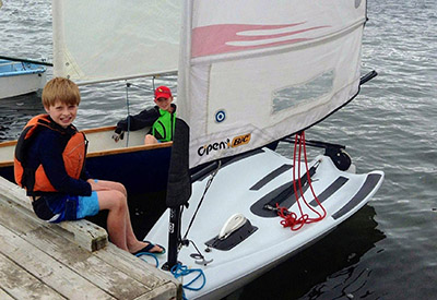 Open Bic dinghy…. a new generation