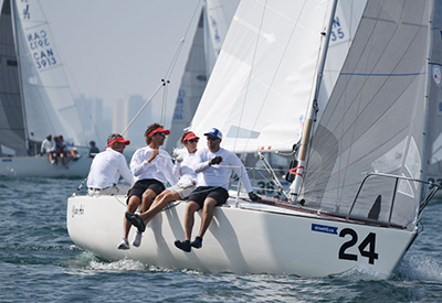 Rossi Milev’s Clear Air Captures J/24 Midwinter Championship