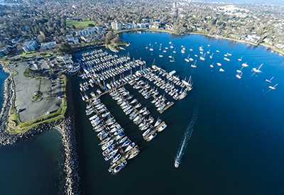 Oak Bay Marina is the first of the Oak Bay Marine Group to achieve eco-certification in Clean Marine BC