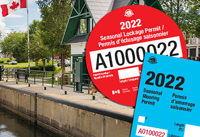 Parks Canada 2022 seasonal lockage and mooring permits are now on sale