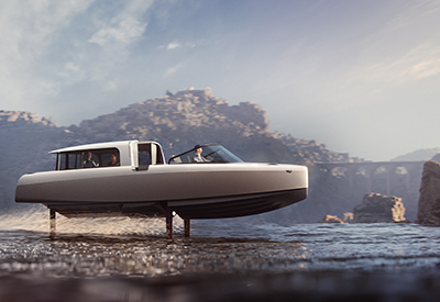 Plugboats: Electric hydrofoiling speedboat unveils water taxi version in Venice
