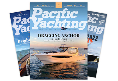Réduction pour les membres de la CPS-ECP sur le magazine Pacific Yachting