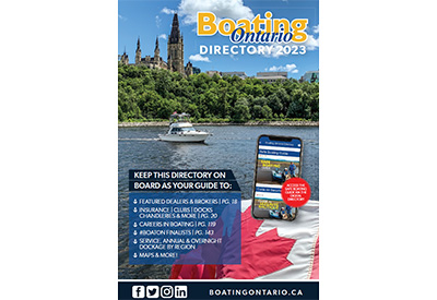 Boating Ontario Directory Cover 2023