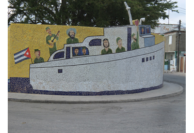 Granma Mural in Cuba