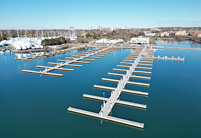 Lakefront Promenade Marina Completes 2-Year Infrastructure Project with Kropf Industrial