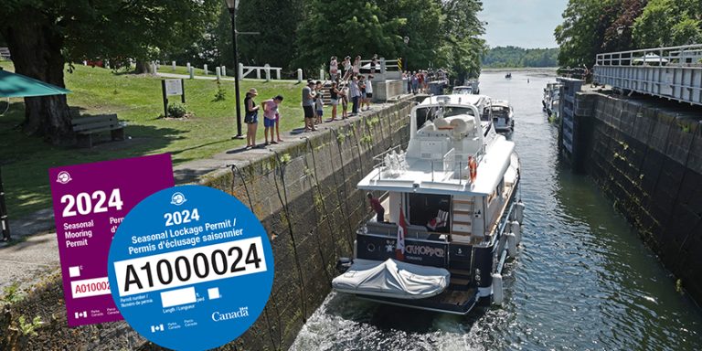 Early Bird Sale launches for boating permits on Parks Canada’s historic canals and waterways