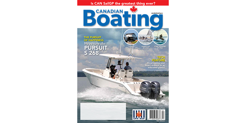 Canadian Boating April 2024 Cover