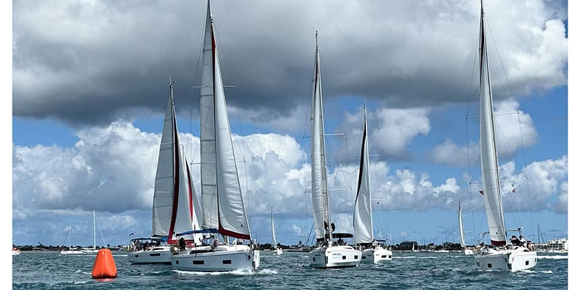 Bareboat course racing