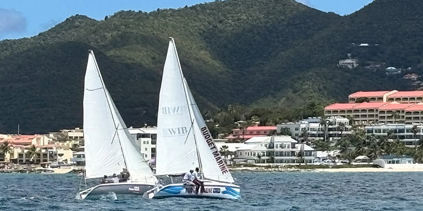 Sunfast 20 course racing Simpson Bay