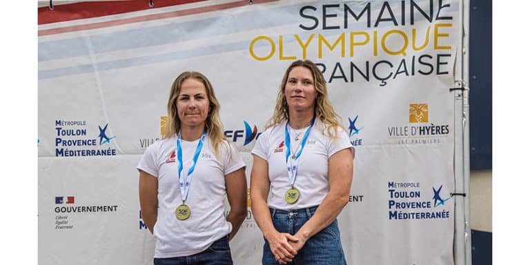 Antonia et Georgia Lewin-LaFrance remportent le bronze au Grand Slam de voile en France