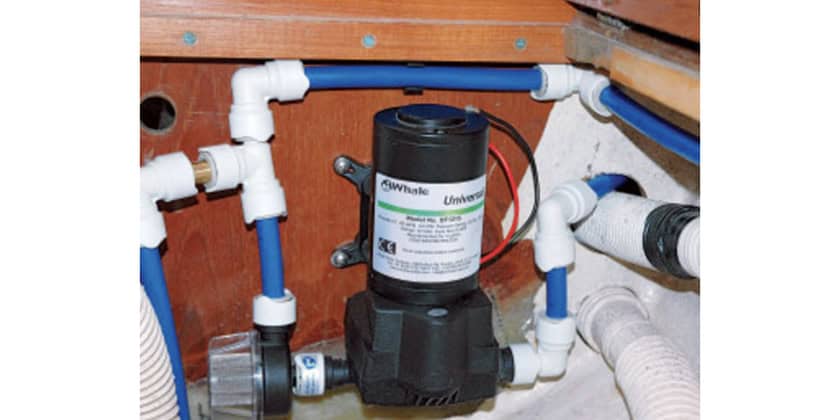 PEX Tubing with Sharkbite Connections