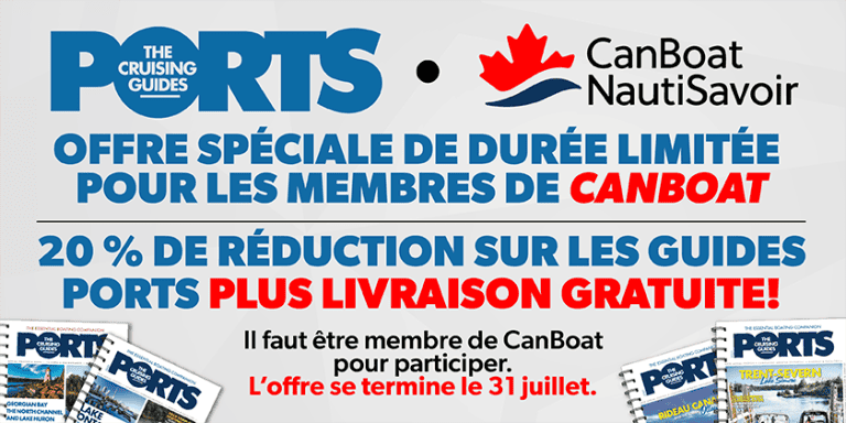 Offre spéciale de PORTS pour une durée limitée pour les membres de NautiSavoir !