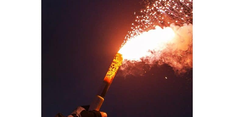 Récupération des feux de détresse pyrotechniques