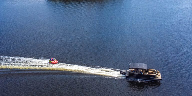 Legend Boats Pontoon Tubing Watersports