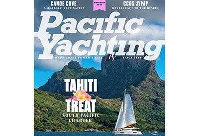 Pacific Yachting November cover