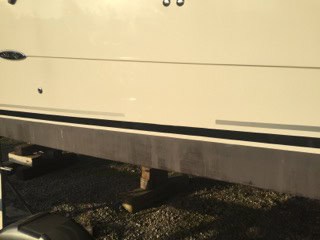 Repairs to Hull striping