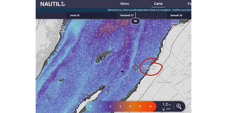 Nautilo, l’appli du Fleuve en direct!