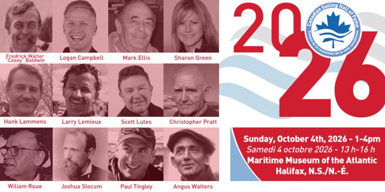 Canadian Sailing Hall of Fame Announcing the 2026 Inductees