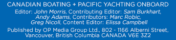 Canadian Boating + Pacific Yachting Onboard